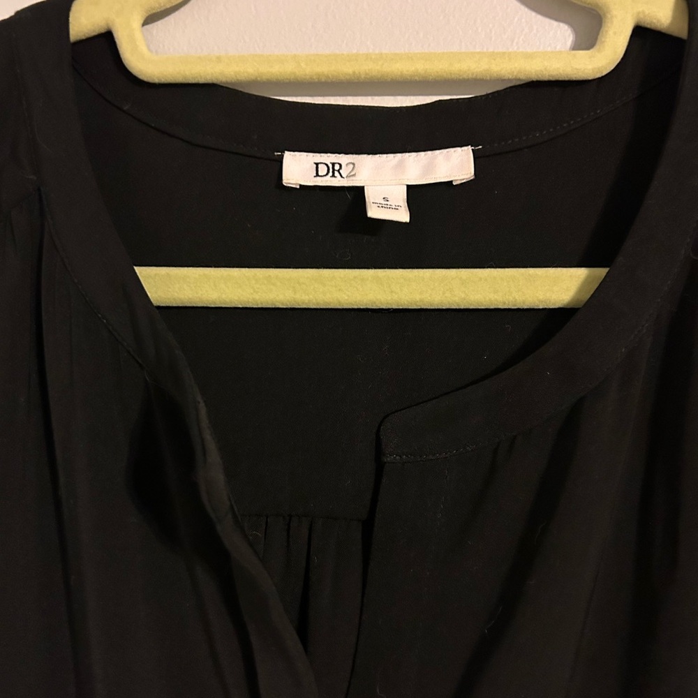 DR2 Black Wide Leg Jumpsuit | Elastic Waist | Size Small | Minimal Chic - Picture 5 of 5